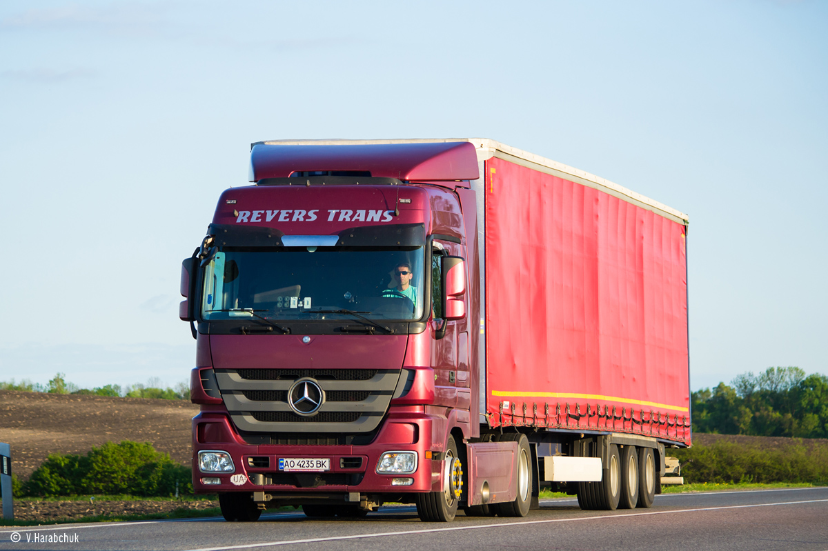 Закарпатская область, № АО 4235 ВК — Mercedes-Benz Actros ('2009) 1841