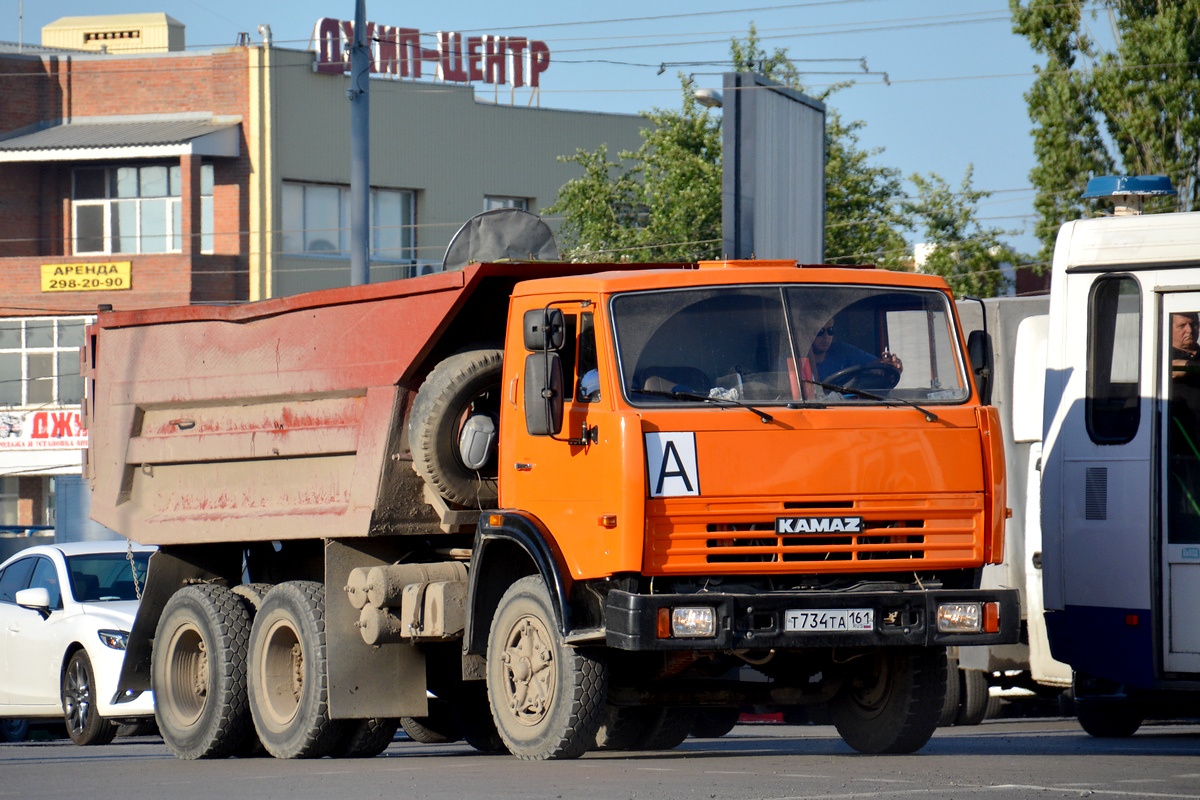 Ростовская область, № Т 734 ТА 161 — КамАЗ-55111 [551110]