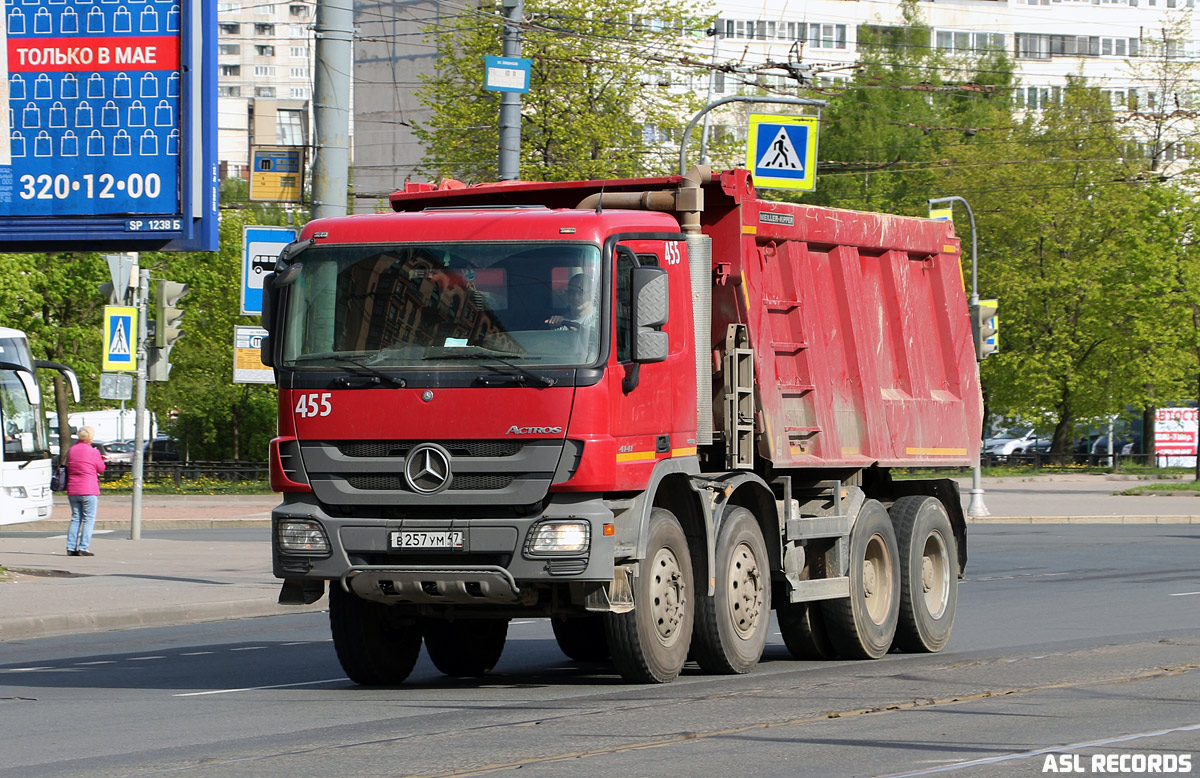 Ленинградская область, № В 257 УМ 47 — Mercedes-Benz Actros '09 4141 [Z9M]