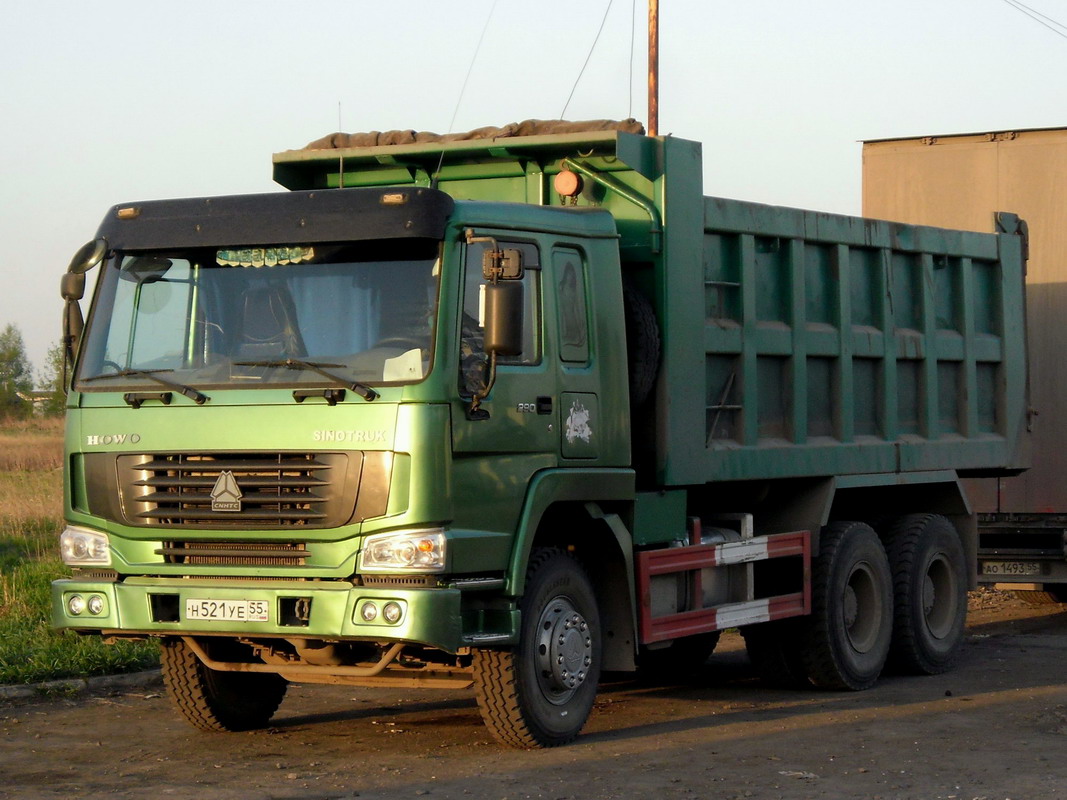 Омская область, № Н 521 УЕ 55 — Howo HW ZZ3327