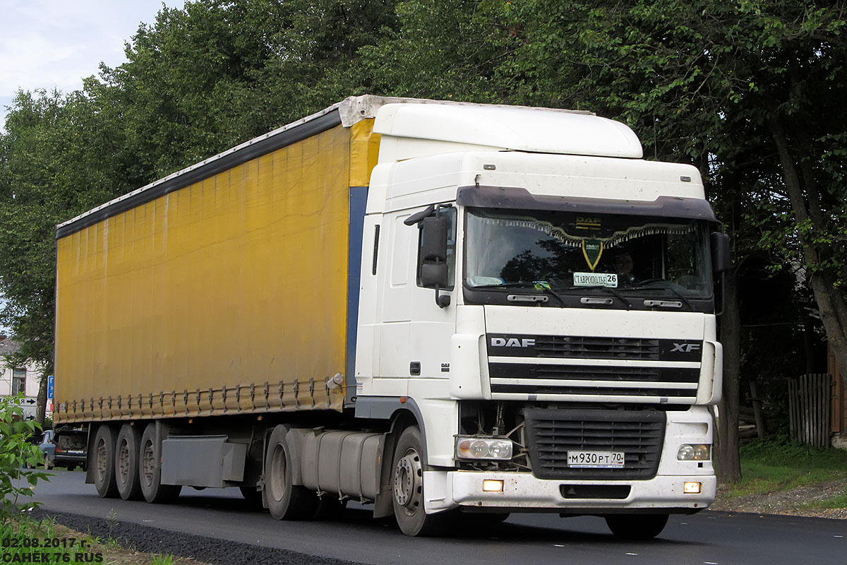 Томская область, № М 930 РТ 70 — DAF XF95 FT