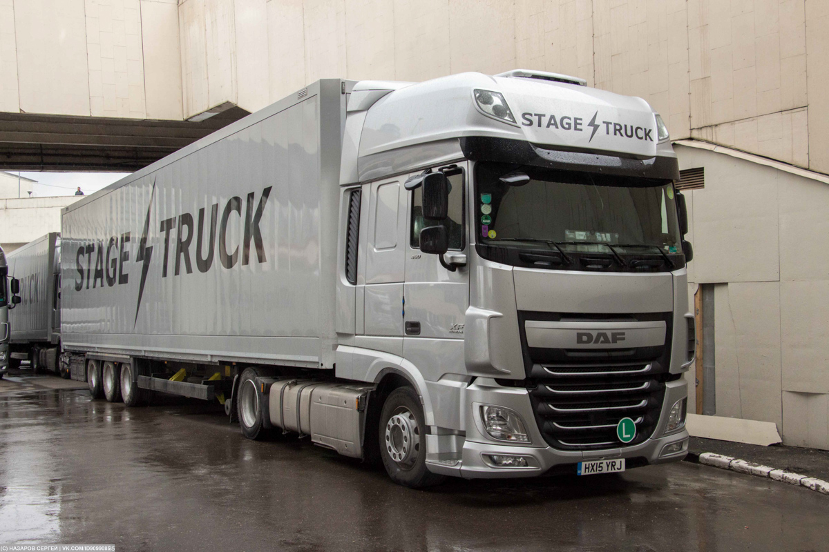 Великобритания, № HX15 YRJ — DAF XF Euro6 FT