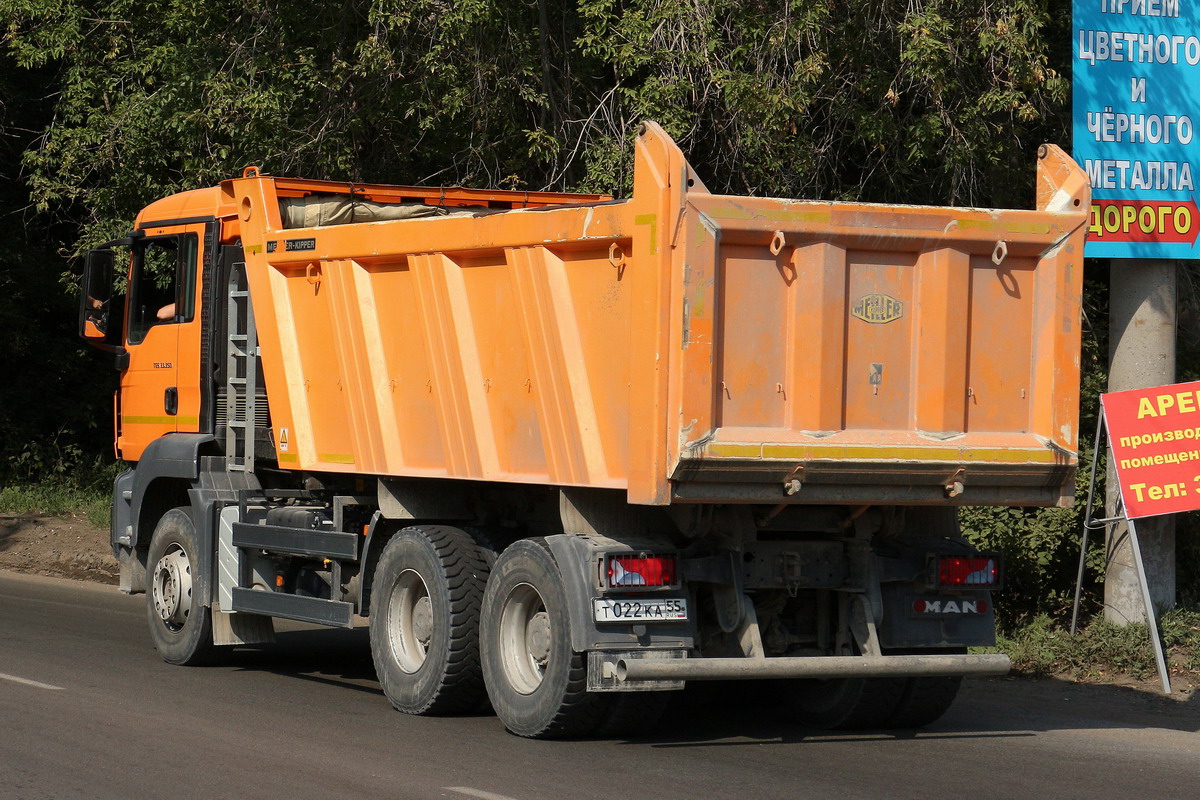 Омская область, № Т 022 КА 55 — MAN TGS ('2007) 33.350