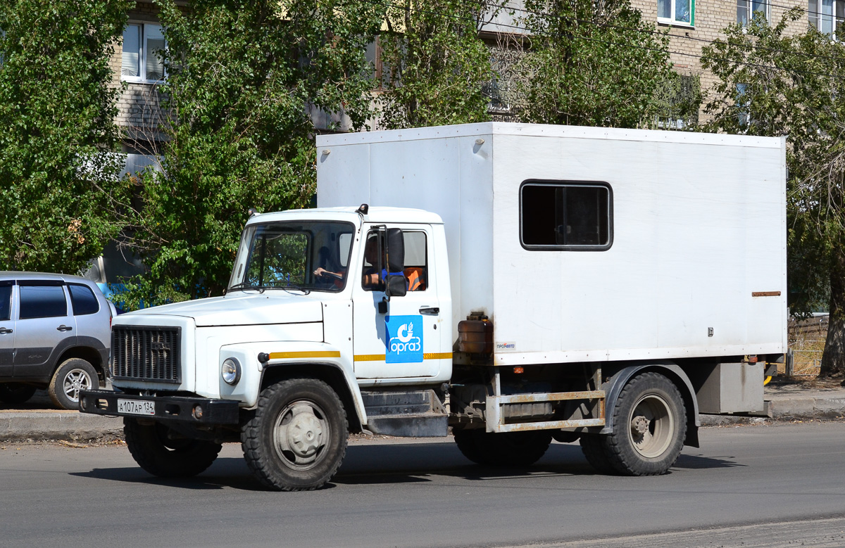 Волгоградская область, № А 107 АР 134 — ГАЗ-3309