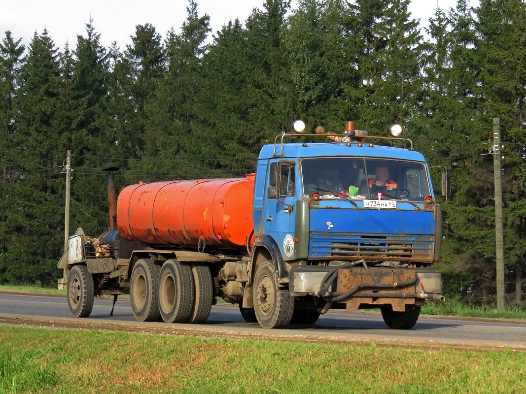 Кировская область, № Н 734 НА 43 — КамАЗ-53215-15 [53215R]
