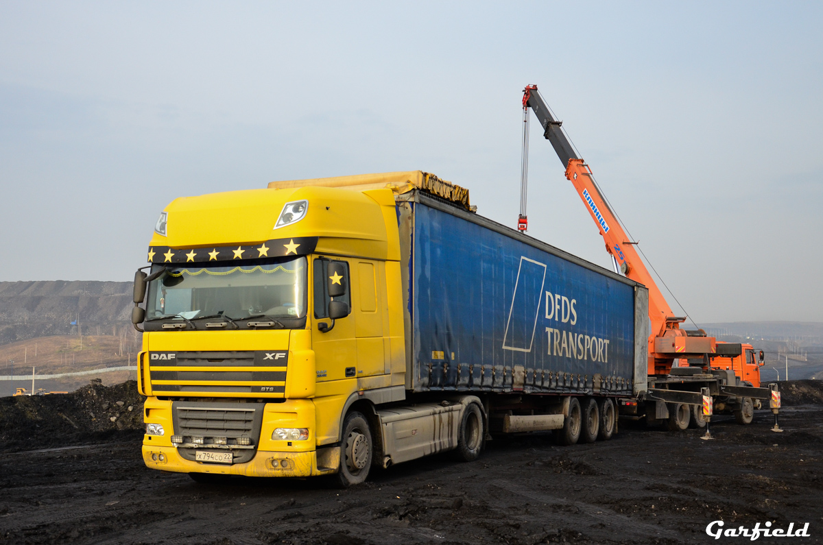 Алтайский край, № Х 794 СО 22 — DAF XF105 FT