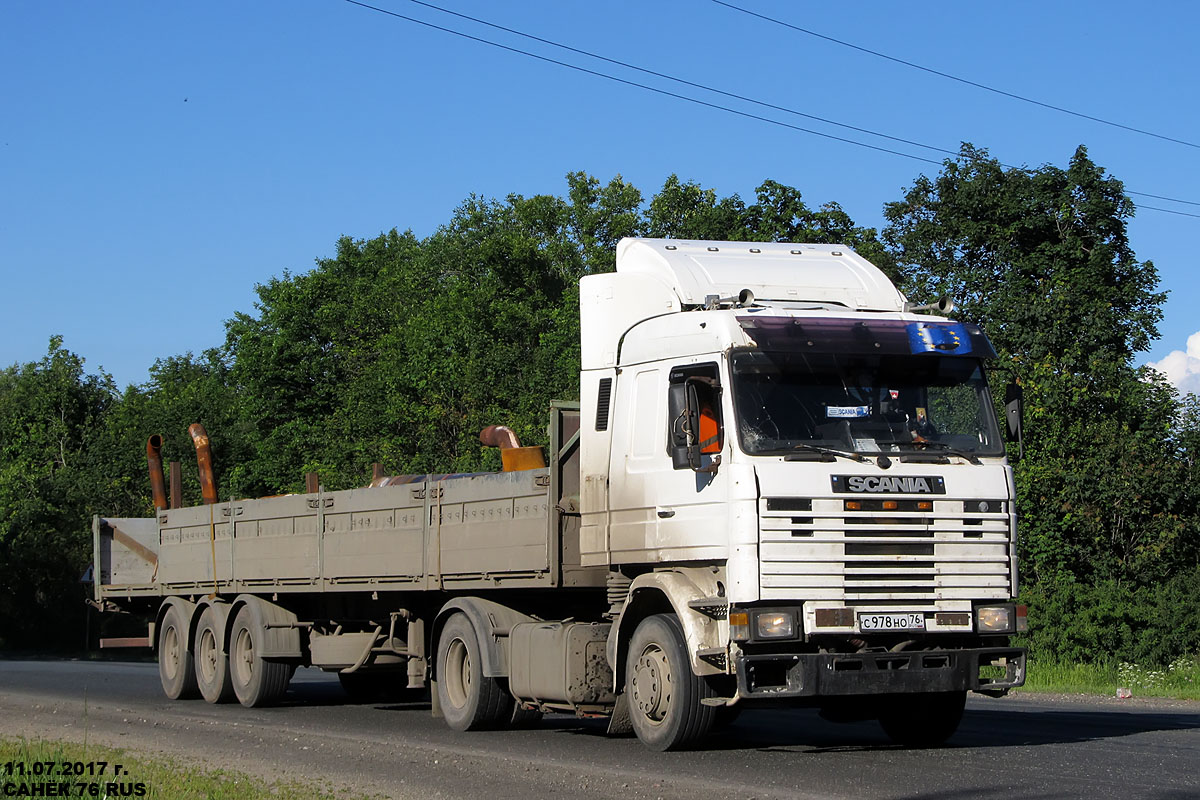 Ярославская область, № С 978 НО 76 — Scania (II) R143M