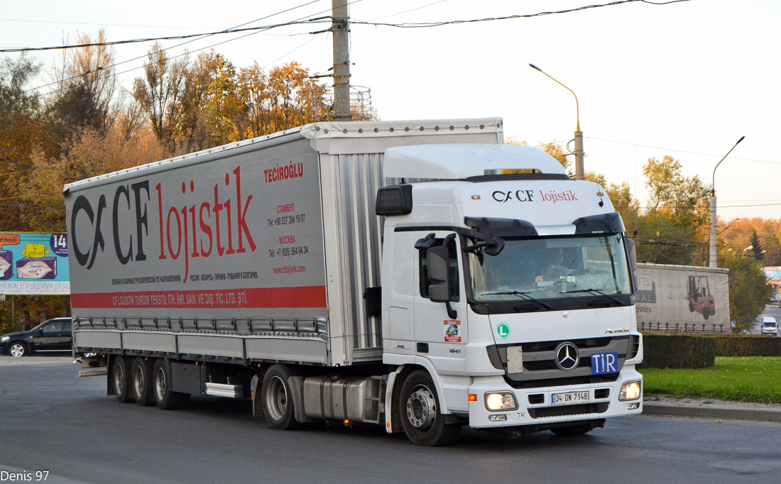 Турция, № 34 DN 7148 — Mercedes-Benz Actros ('2009) 1841