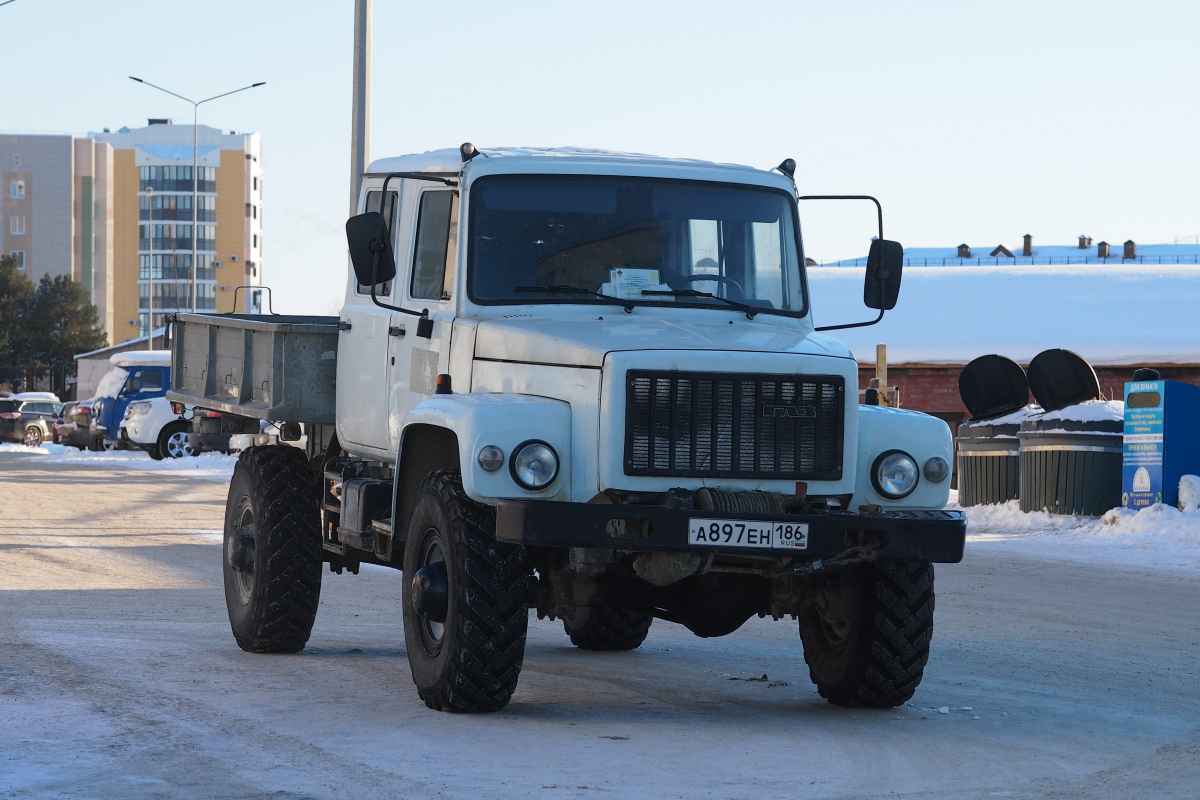 Ханты-Мансийский автоном.округ, № А 897 ЕН 186 — ГАЗ-33081 «Садко»
