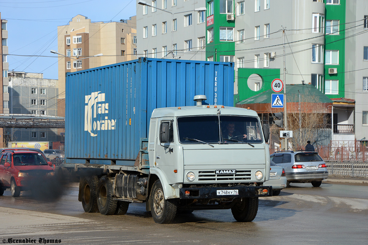 Саха (Якутия), № К 748 КУ 14 — КамАЗ-53212