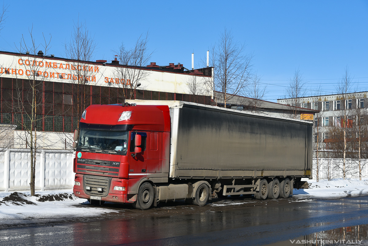 Смоленская область, № Т 177 НВ 67 — DAF XF105 FT