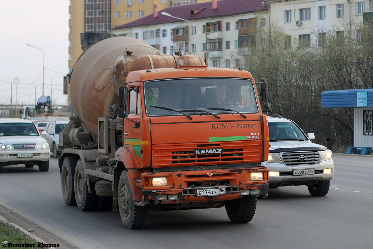 Саха (Якутия), № Е 174 ТХ 196 — КамАЗ-6520-61