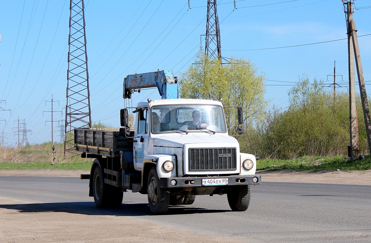 Псковская область, № Х 404 ЕХ 60 — ГАЗ-3309