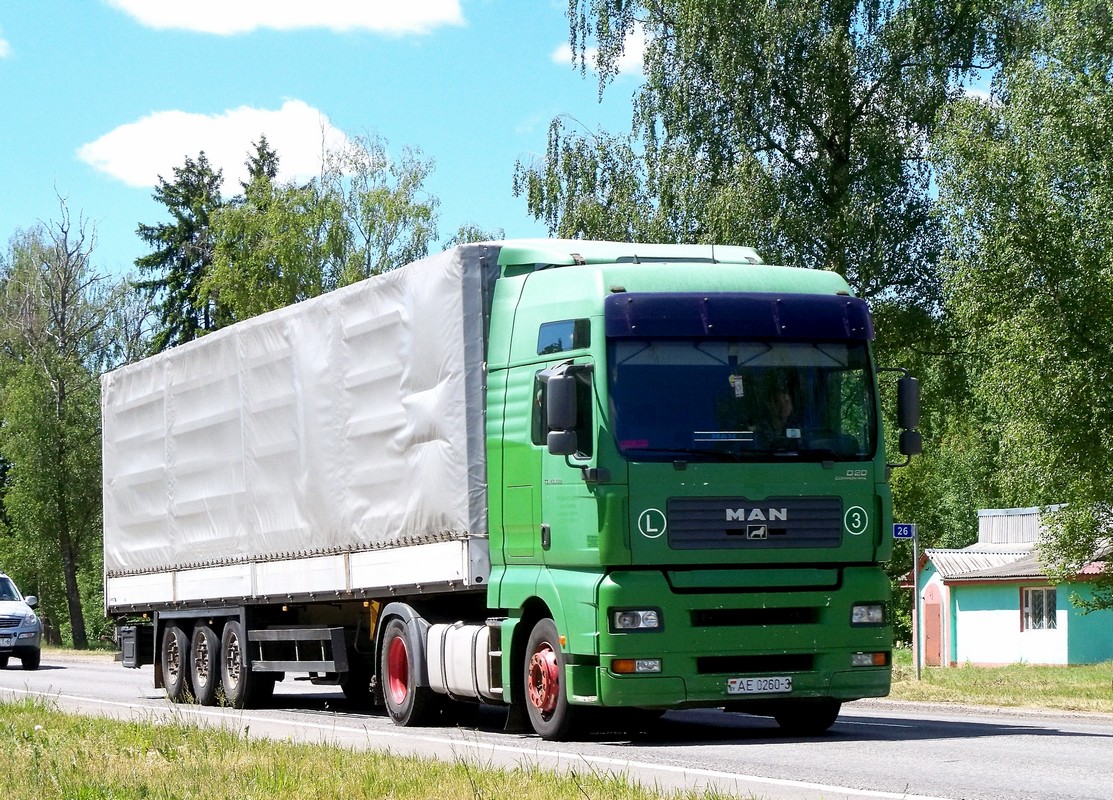 Гомельская область, № АЕ 0260-3 — MAN TGA 18.480