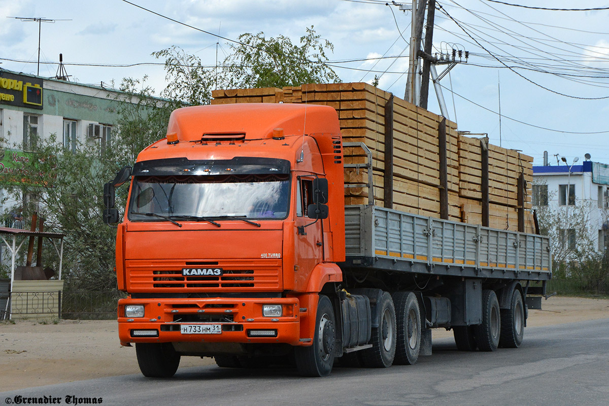 Саха (Якутия), № Н 733 НМ 31 — КамАЗ-6460-63