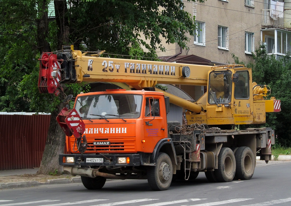 Калужская область, № М 402 ЕТ 40 — КамАЗ-65115-62