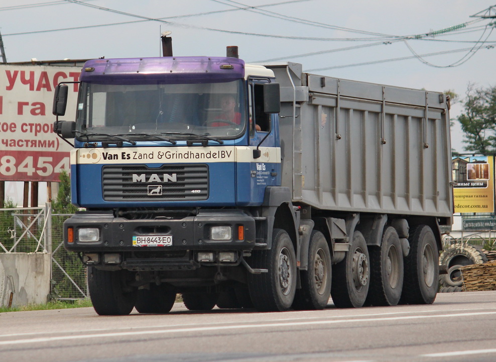 Одесская область, № ВН 8443 ЕО — MAN F2000 50.xxx (общая)