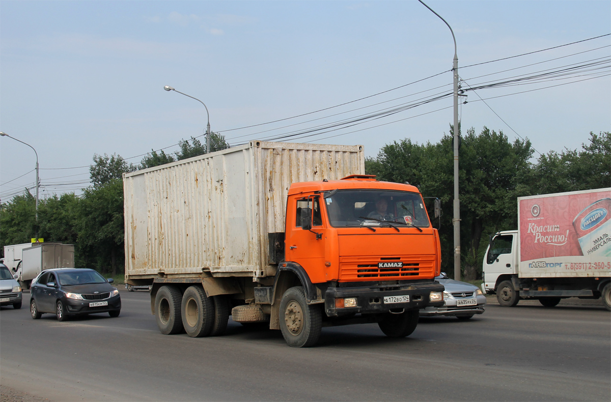 Красноярский край, № А 172 ВО 124 — КамАЗ-65115-62