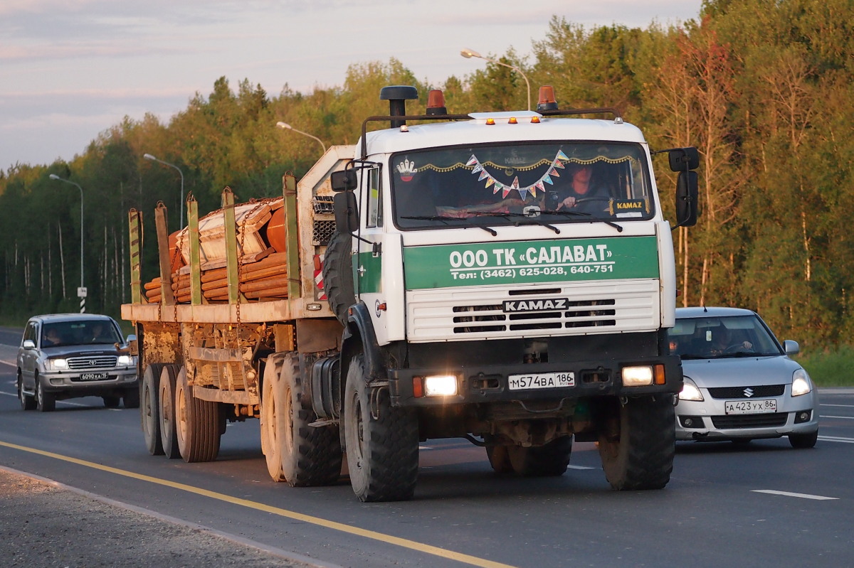 Ханты-Мансийский автоном.округ, № М 574 ВА 186 — КамАЗ-44108-13 [44108N]