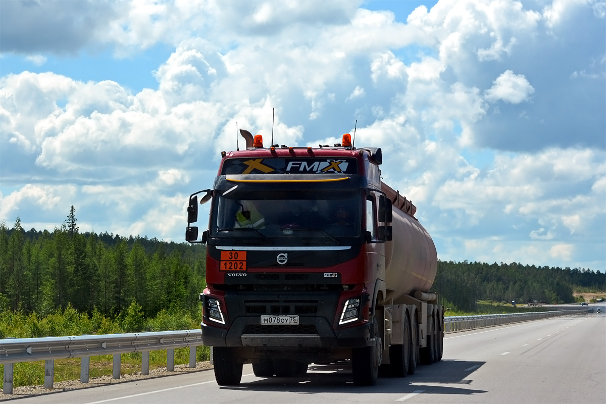 Забайкальский край, № М 078 ОУ 75 — Volvo ('2013) FMX.460 [X9P]