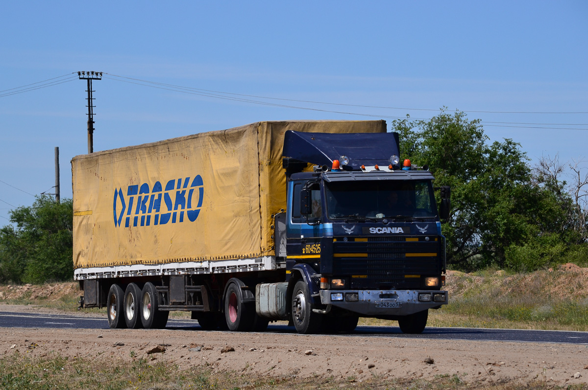 Новгородская область, № В 043 ОО 53 — Scania (II) (общая модель)