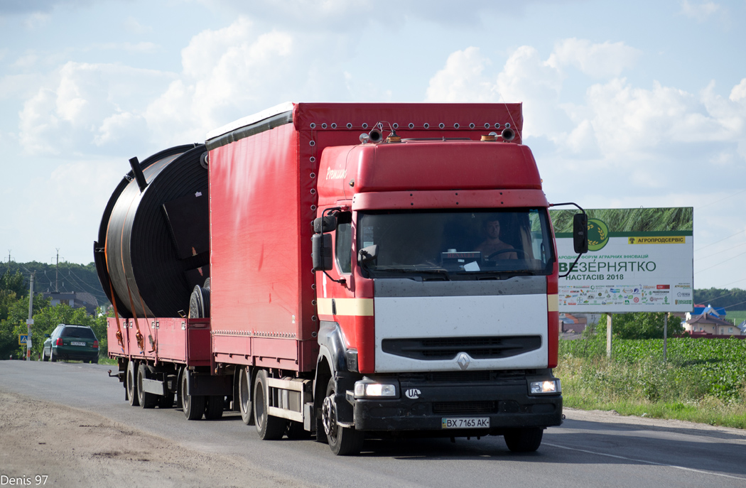 Хмельницкая область, № ВХ 7165 АК — Renault Premium ('1996)