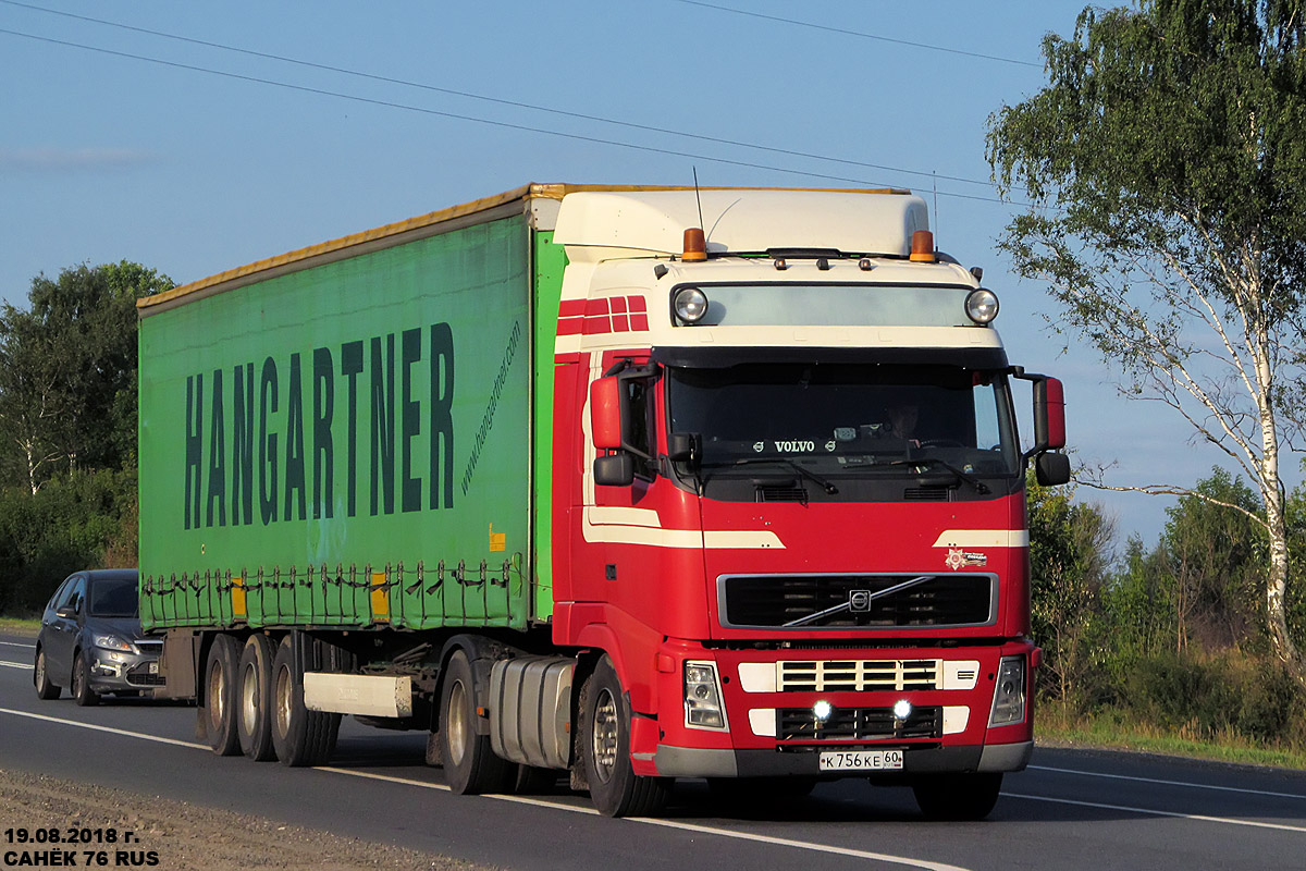 Псковская область, № К 756 КЕ 60 — Volvo ('2002) FH12.440