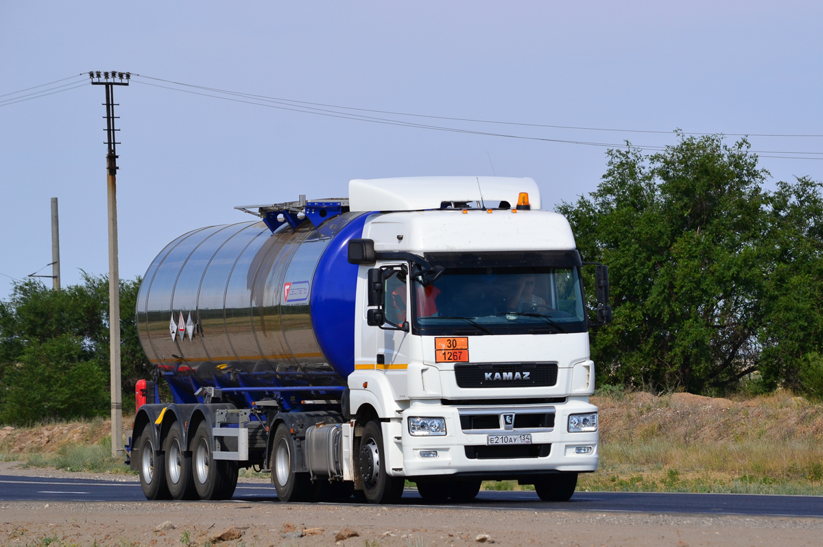 Волгоградская область, № Е 210 АУ 134 — КамАЗ-5490-S5(87) Волгоградская область, № Е 210 АУ 134 — КамАЗ-5490-S5(87)