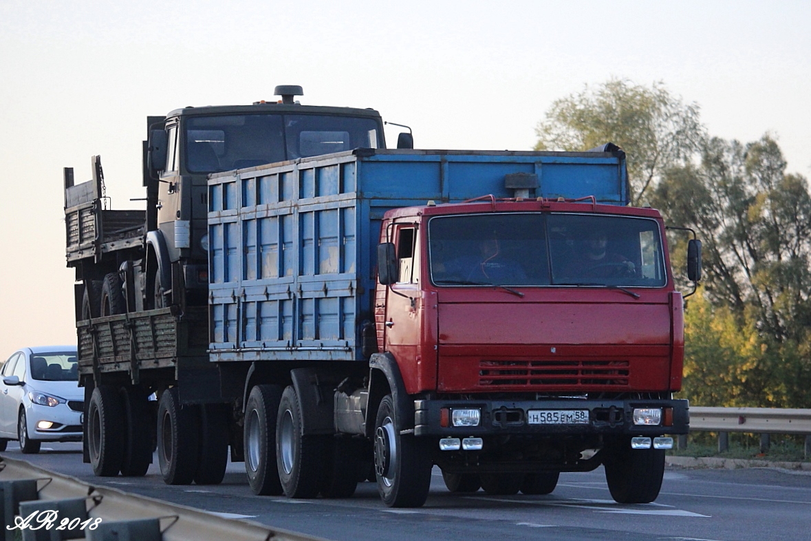 Чечня, № Н 585 ВМ 58 — КамАЗ-53212