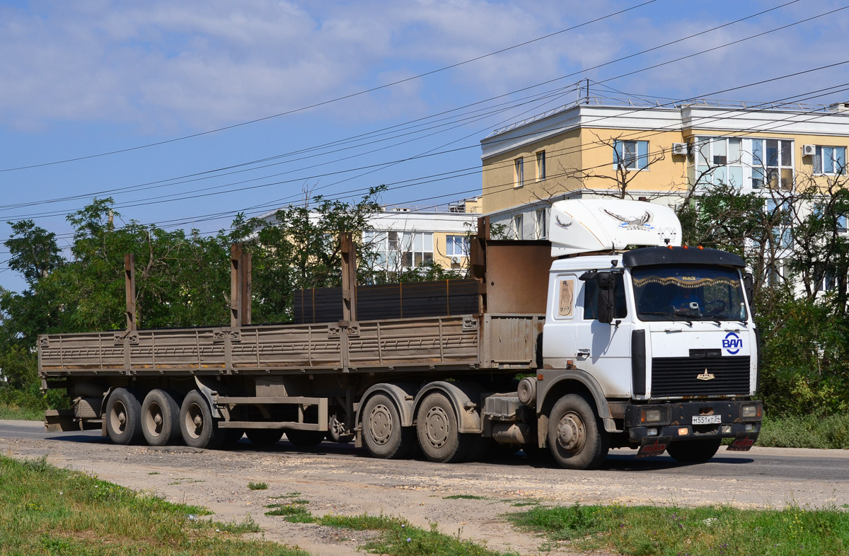 Волгоградская область, № М 551 КТ 34 — МАЗ-6422A8