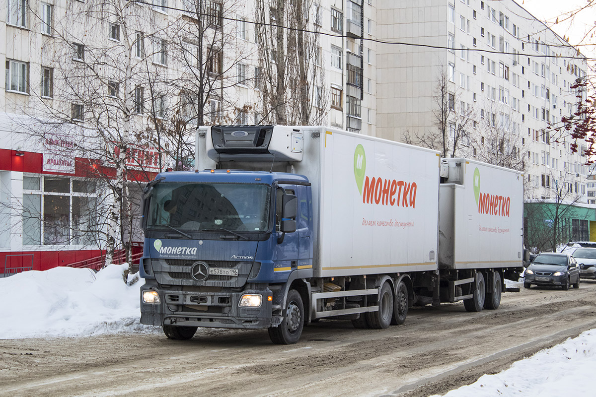 Свердловская область, № Е 578 ТО 196 — Mercedes-Benz Actros '09 2541 [Z9M]