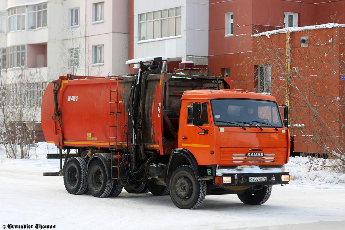 Саха (Якутия), № О 956 КК 14 — КамАЗ-65115-62