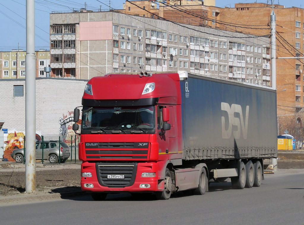 Ульяновская область, № А 395 РУ 73 — DAF XF105 FT