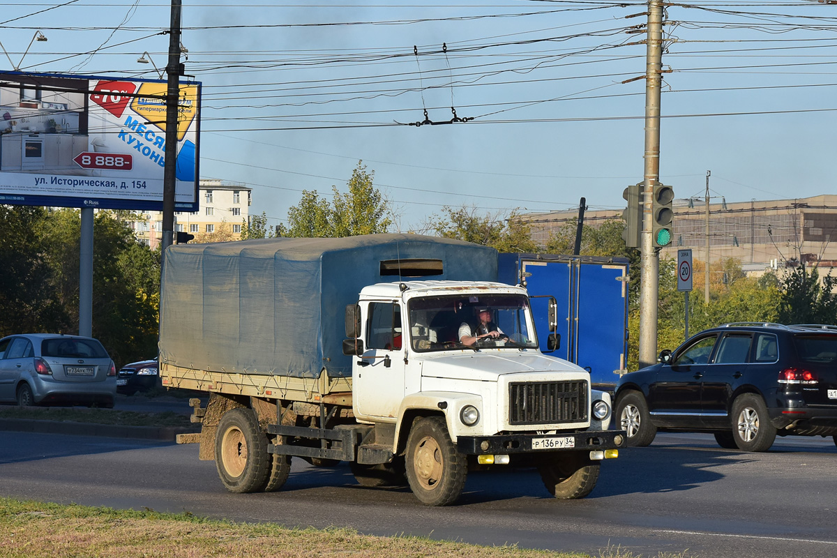 Волгоградская область, № Р 136 РУ 34 — ГАЗ-3309