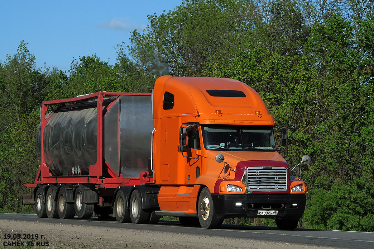 Тверская область, № К 400 ОН 69 — Freightliner Century Class