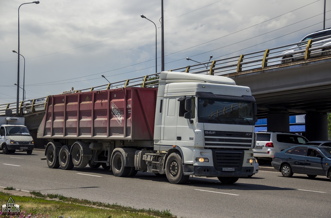 Алматинская область, № 071 CHA 05 — DAF XF105 FT