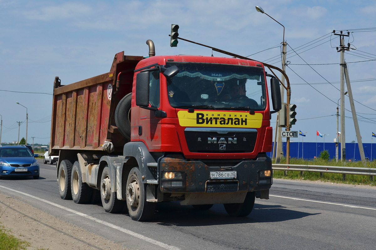 Калужская область, № Н 786 СВ 40 — MAN TGS ('2007) 41.400