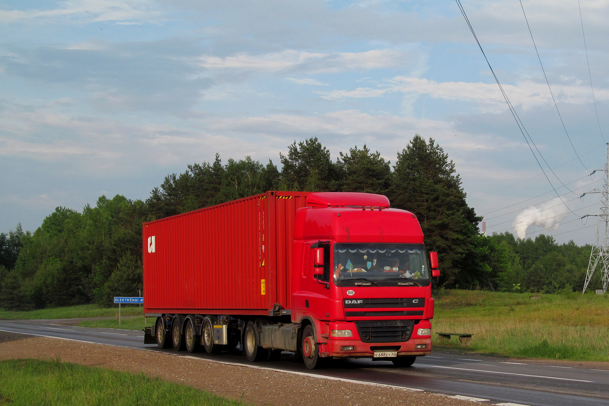 Псковская область, № Е 688 КУ 60 — DAF CF85 FT