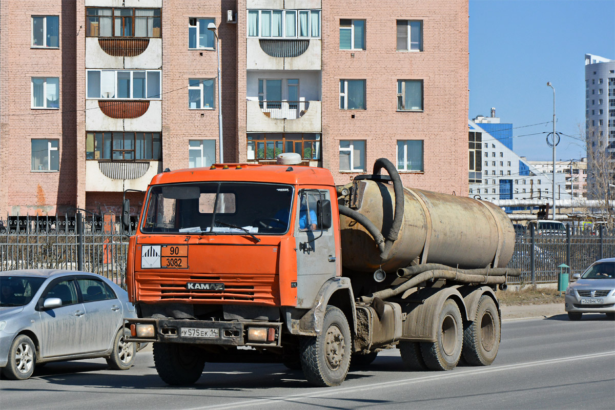 Саха (Якутия), № У 575 ЕК 14 — КамАЗ-53215-15 [53215R]