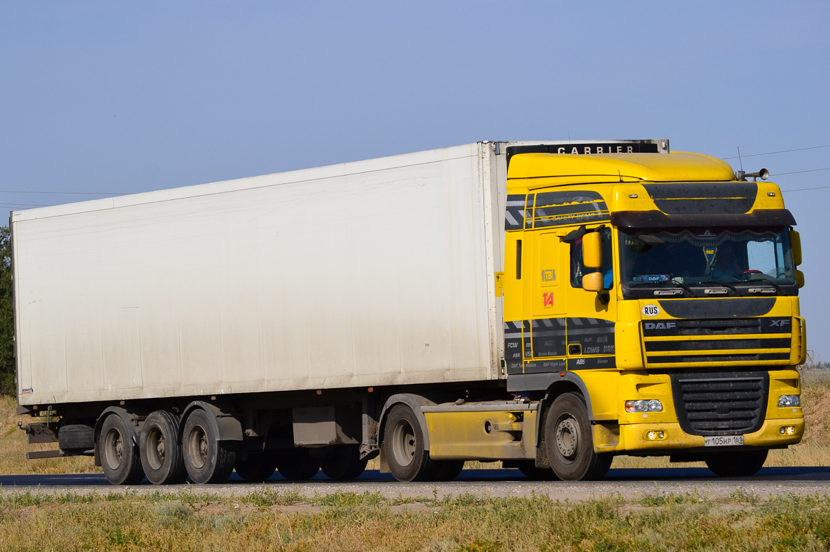 Ростовская область, № Т 105 НР 161 — DAF XF105 FT Ростовская область, № Т 105 НР 161 — DAF XF105 FT