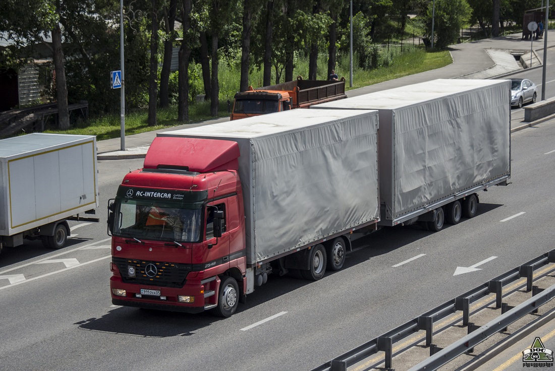 Алматинская область, № 911 OVA 05 — Mercedes-Benz Actros ('1997)