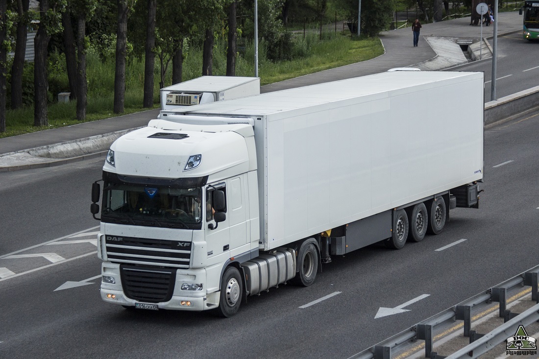 Жамбылская область, № 016 CKA 08 — DAF XF105 FT