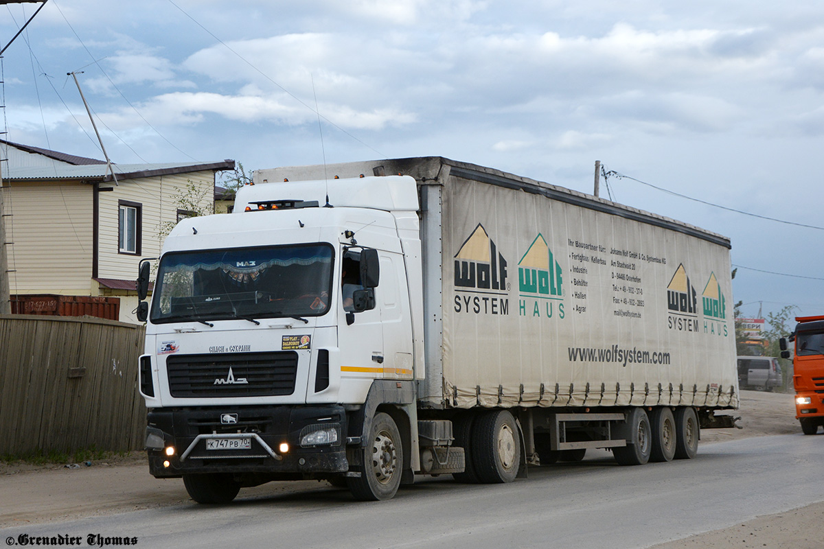 Томская область, № К 747 РВ 70 — МАЗ-5440A9