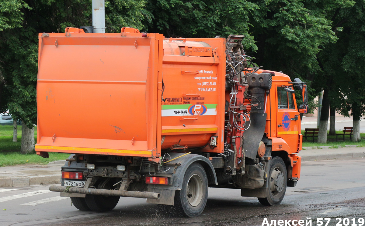 Орловская область, № В 721 ВО 57 — КамАЗ-43255-R4(28)