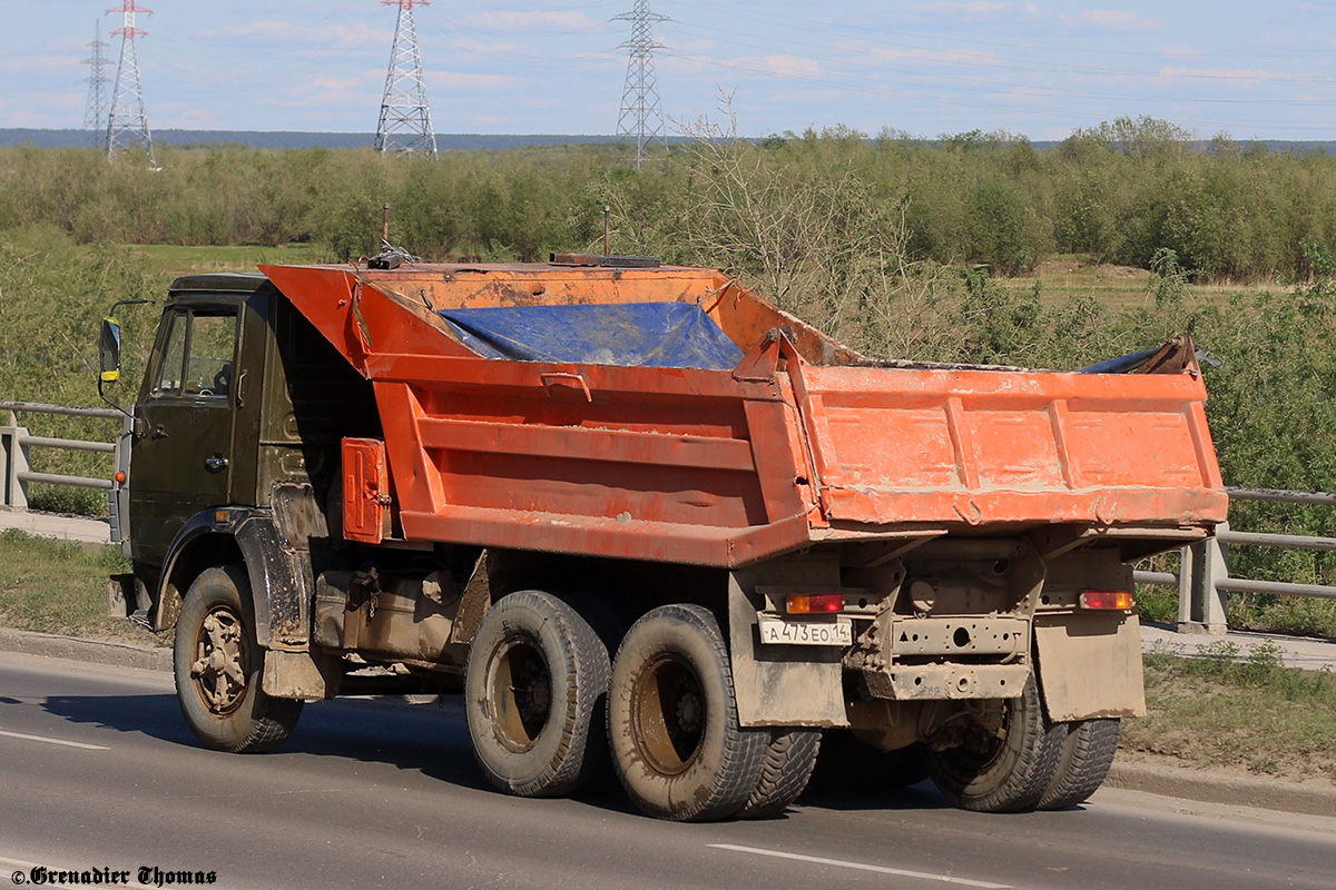 Саха (Якутия), № А 473 ЕО 14 — КамАЗ-55111 [551110]