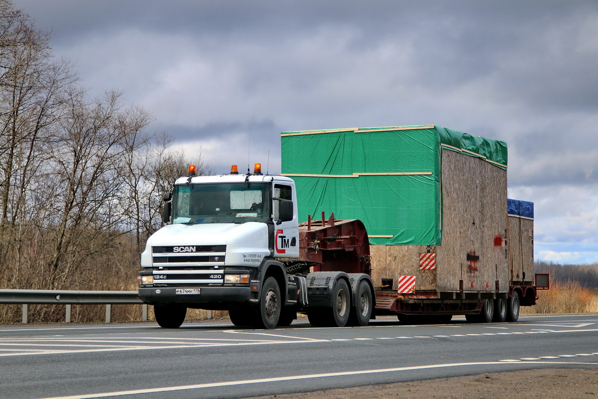 Санкт-Петербург, № Р 674 МК 178 — Scania ('1996) T-Series 124C