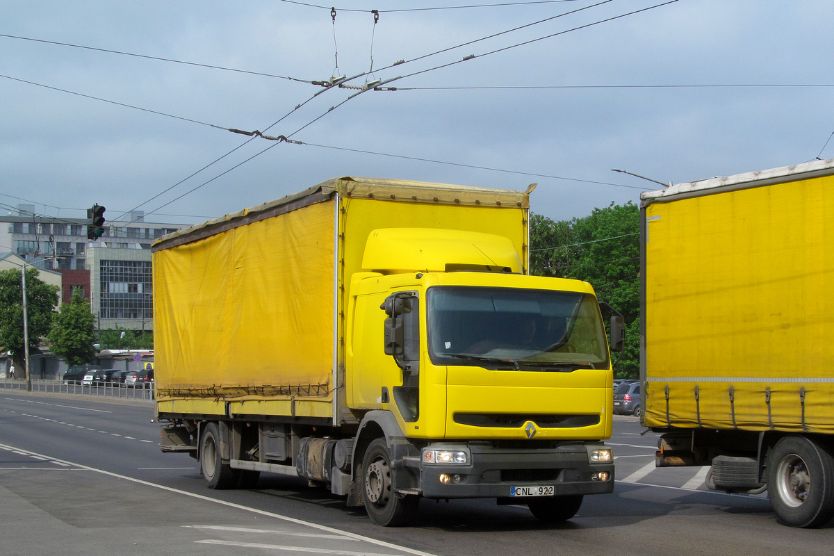 Литва, № CNL 922 — Renault Premium ('1996) Литва, № CNL 922 — Renault Premium ('1996)