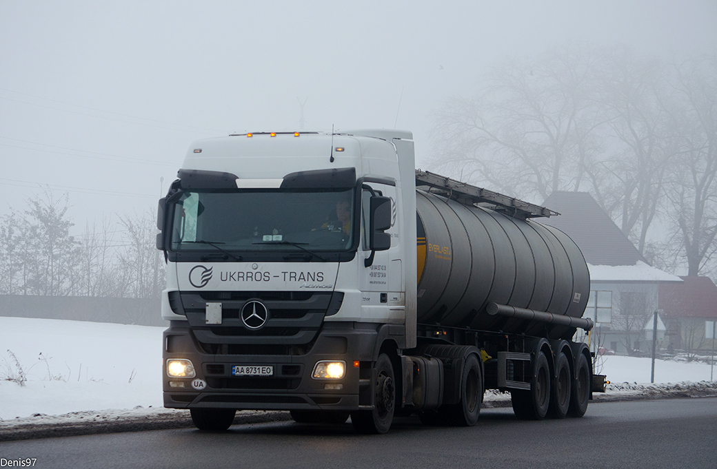 Киев, № АА 8731 ЕО — Mercedes-Benz Actros ('2009) 1844