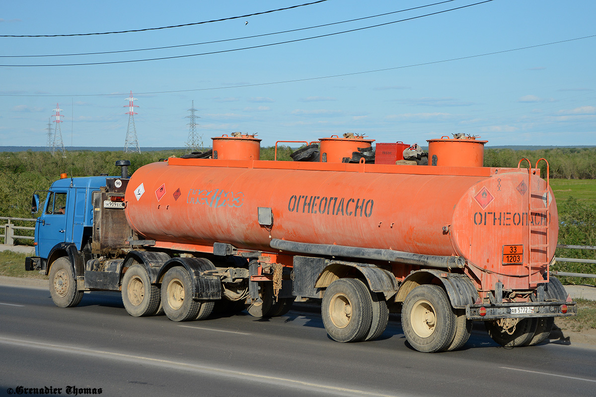 Саха (Якутия), № Н 909 ЕС 14 — КамАЗ-54115 [541150]
