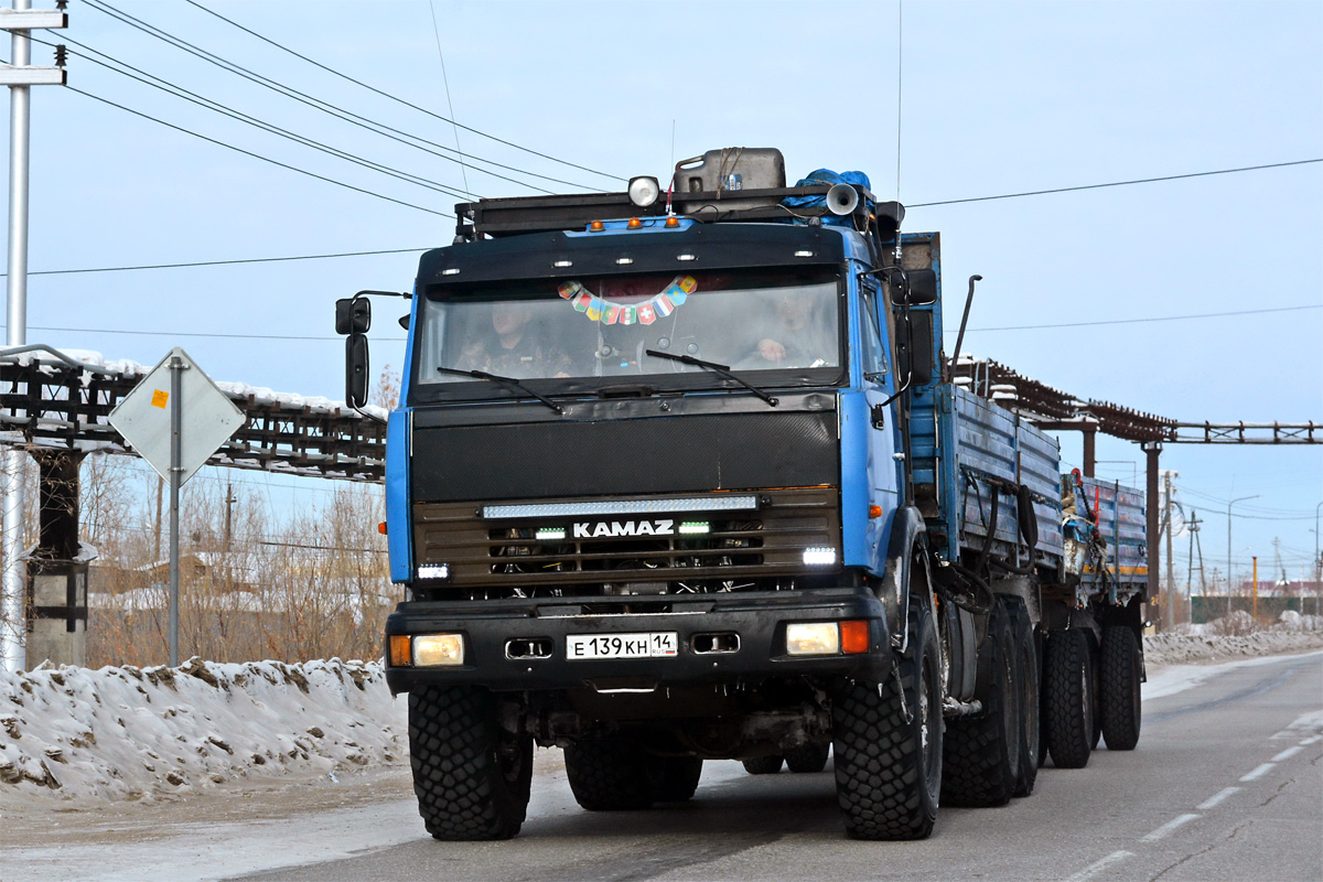 Саха (Якутия), № Е 139 КН 14 — КамАЗ-43118-10 [43118K]